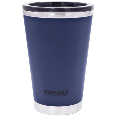 Copo Térmico Multiuso Exeway 380ml, Azul Menor preço em Copo Térmico Multiuso Exeway 380ml, Azul