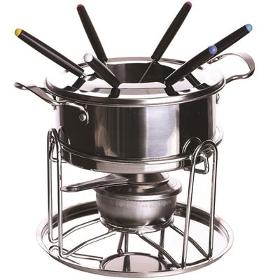 Conjunto para Fondue Pratic Casa em Inox Menor preço em Conjunto para Fondue Pratic Casa em Inox