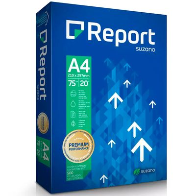 Papel Report A4 Premium 500 Folhas com 10un Menor preço em Papel Report A4 Premium 500 Folhas com 10un