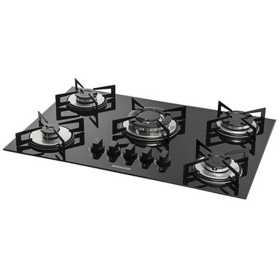 Cooktop Suggar 5 Bocas FG5305VP Tripla Chama Bivolt Menor preço em Cooktop Suggar 5 Bocas FG5305VP Tripla Chama Bivolt