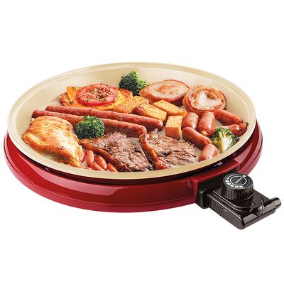Panela Multifuncional Splendore Multi Grill Ceramic GRL350 127V, Vermelha Menor preço em Panela Multifuncional Splendore Multi Grill Ceramic GRL350 127V, Vermelha