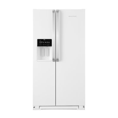 Refrigerador Brastemp 560 Litros BRS62CB Side By Side Branco Menor preço em Refrigerador Brastemp 560 Litros BRS62CB Side By Side Branco