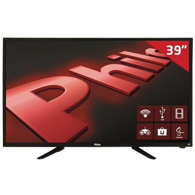 Smart TV LED 39” PH39N91DSGWA Philco, HD HDMI USB com Android Menor preço em Smart TV LED 39” PH39N91DSGWA Philco, HD HDMI USB com Android