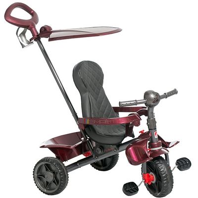 Triciclo Bandeirante Smart Reclinável 266, Vinho Menor preço em Triciclo Bandeirante Smart Reclinável 266, Vinho