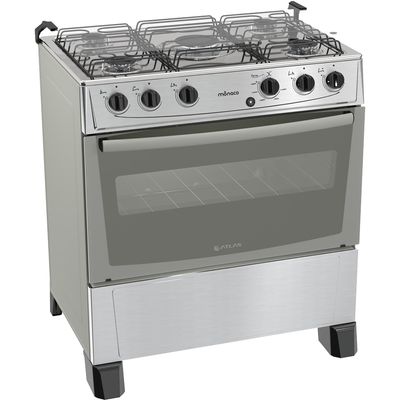 Fogão Atlas 5 Bocas Mônaco com Acendimento Automático Inox Bivolt é ruim? Fogão Atlas 5 Bocas Mônaco com Acendimento Automático Inox Bivolt é boa?