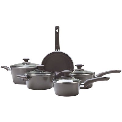 Conjunto de Panelas 5 Peças Brinox Ceramic Life Optima, Camurça Menor preço em Conjunto de Panelas 5 Peças Brinox Ceramic Life Optima, Camurça