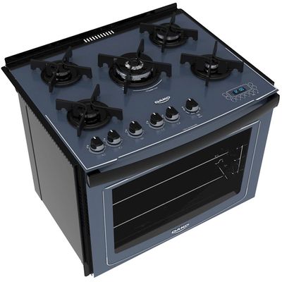 Menor preço em Fogão de Embutir Dako 5 Bocas Dakolors com Grill Elétrico Bivolt, Azul