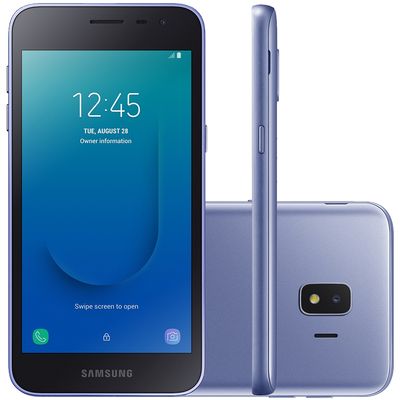 Smartphone Samsung Galaxy J2 Core SM-J260MZ Quad Core 1.4GHz 16GB Câmera 8MP Tela 5.0", Prata Smartphone Samsung Galaxy J2 Core SM-J260MZ Quad Core 1.4GHz 16GB Câmera 8MP Tela 5.0", Prata