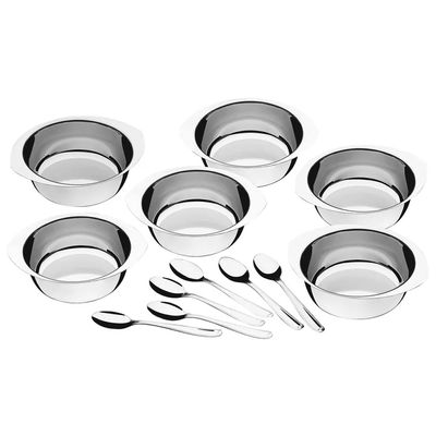 Conjunto para Sobremesa Tramontina Service 12 Peças, Inox Menor preço em Conjunto para Sobremesa Tramontina Service 12 Peças, Inox
