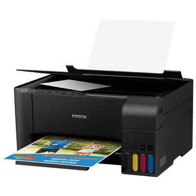 Multifuncional Epson EcoTank L3150 Jato de Tinta Wireless, Preta Multifuncional Epson EcoTank L3150 Jato de Tinta Wireless, Preta