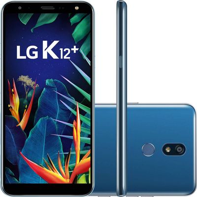 Smartphone LG K12 LMX420BMW 4G Android 8.1 32GB Octa Core 2.0GHz Câmera 16MP Tela 5.7", Azul Smartphone LG K12 LMX420BMW 4G Android 8.1 32GB Octa Core 2.0GHz Câmera 16MP Tela 5.7", Azul