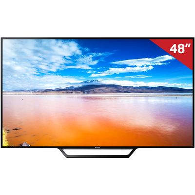 Menor preço em Smart TV LED 48" 48W655D Sony, Full HD HDMI USB com X-Reality Pro e Wi-Fi Integrado