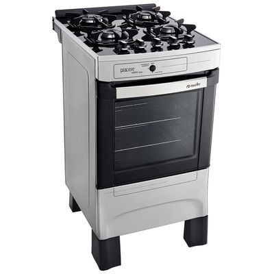 Fogão Mueller 4 Bocas Piacere Vetro Plus Inox Bivolt Menor preço em Fogão Mueller 4 Bocas Piacere Vetro Plus Inox Bivolt